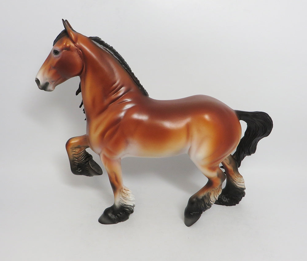 MANLY-OOAK MEALY BAY TROTTING DRAFT HORSE BY DAWN QUICK 8/17/18