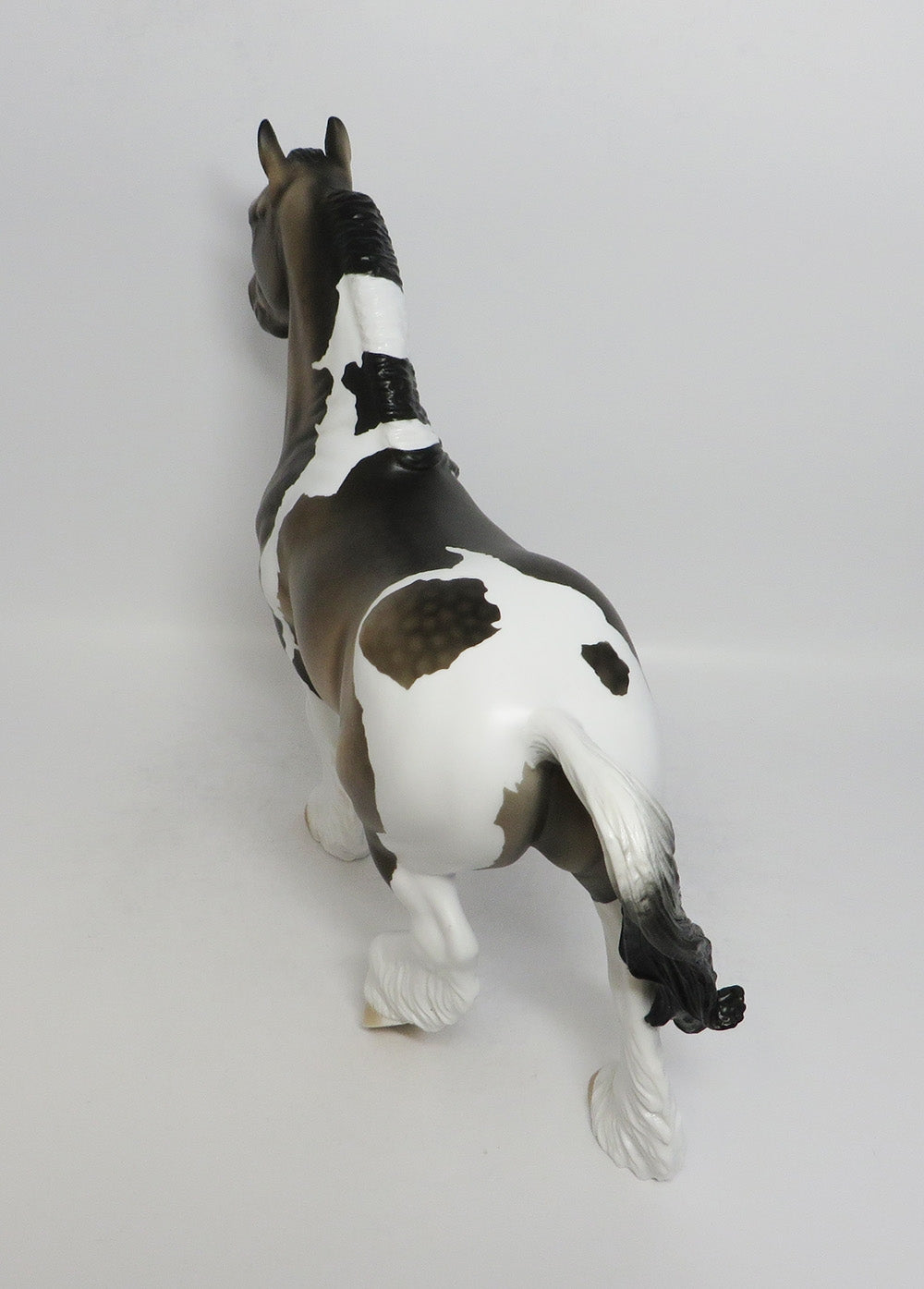 MEGO-OOAK SOOTU BUCKSKIN PINTO TROTTING DRAFTER MODEL HORSE BY DAWN QUICK 8/17/18