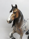 HOLLISTER-OOAK APPALOOSA TROTTING DRAFT MODEL HORSE 8/17/18
