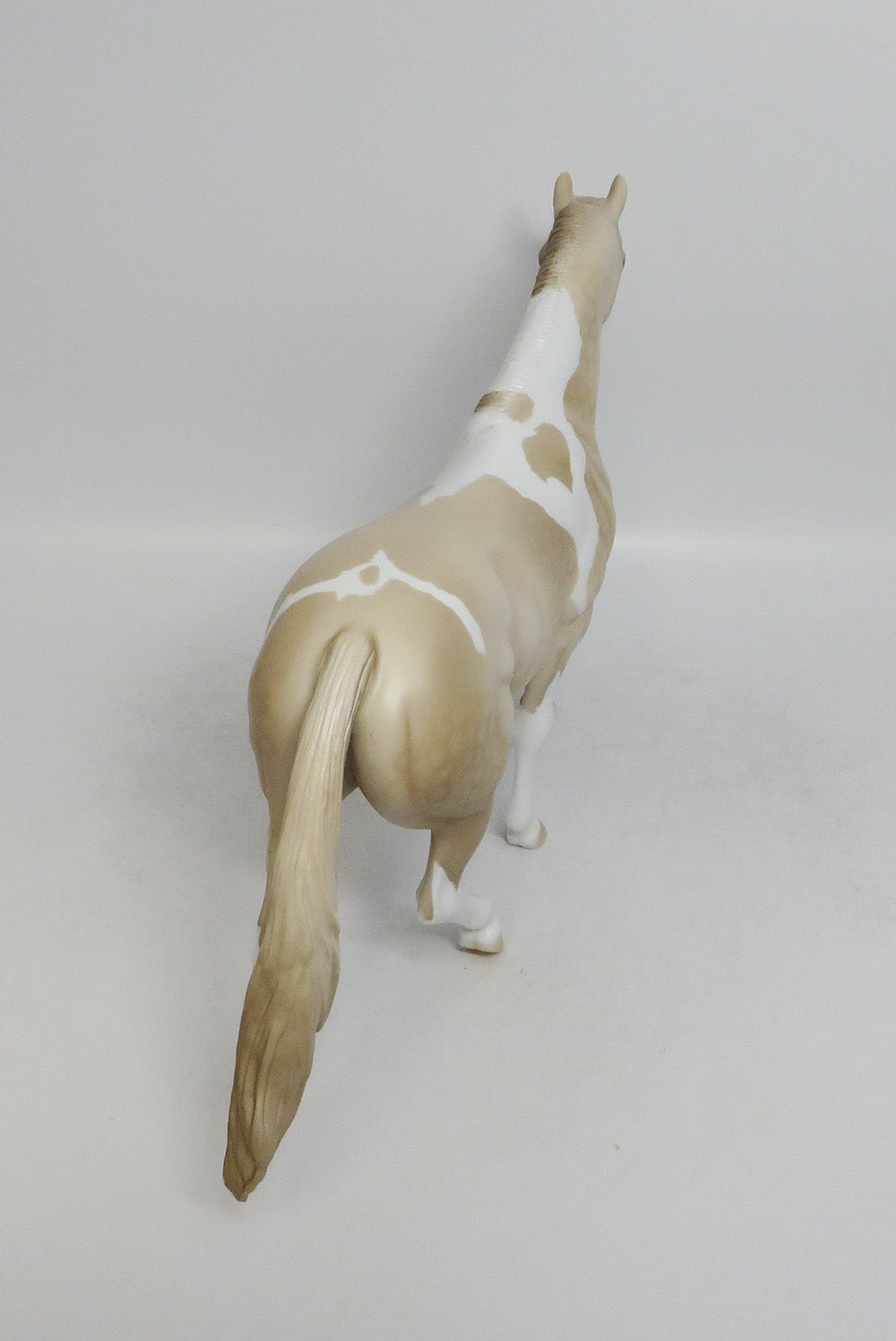 CHAMPAGNE ON ICE-OOAK CHAMPAGNE PINTO PONY MODEL HORSE 8/24/18