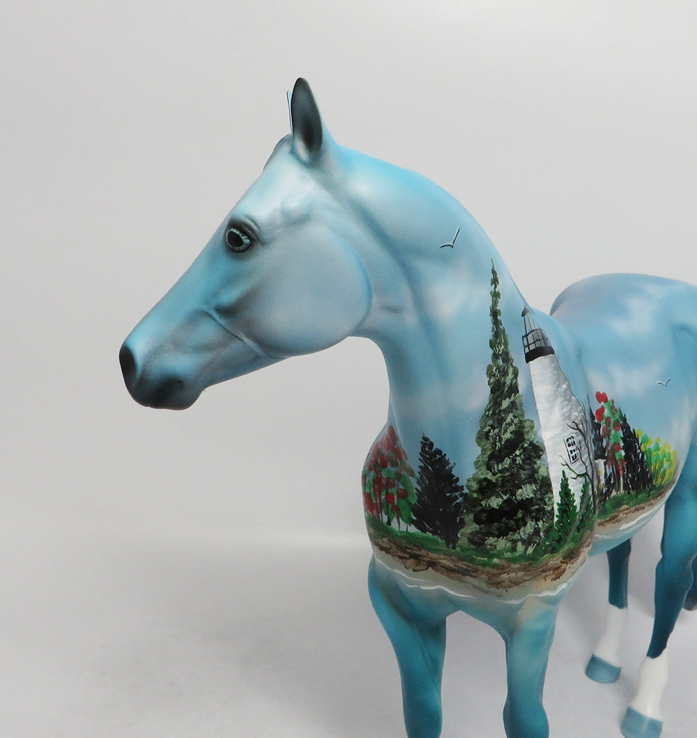 SAIL AWAY-OOAK LIGHTHOUSE DECORATOR ISH BY DAWN QUICK 8/23