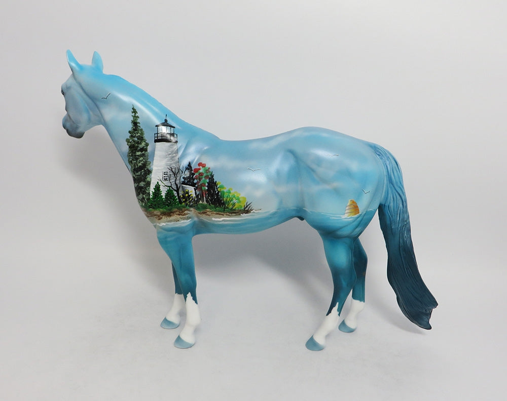 SAIL AWAY-OOAK LIGHTHOUSE DECORATOR ISH BY DAWN QUICK 8/23