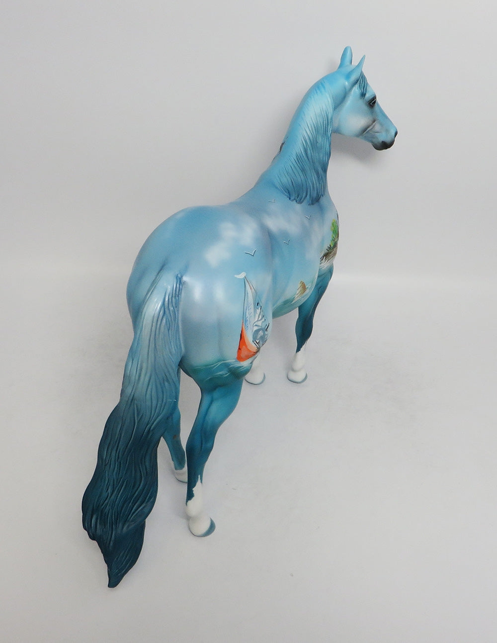 SAIL AWAY-OOAK LIGHTHOUSE DECORATOR ISH BY DAWN QUICK 8/23