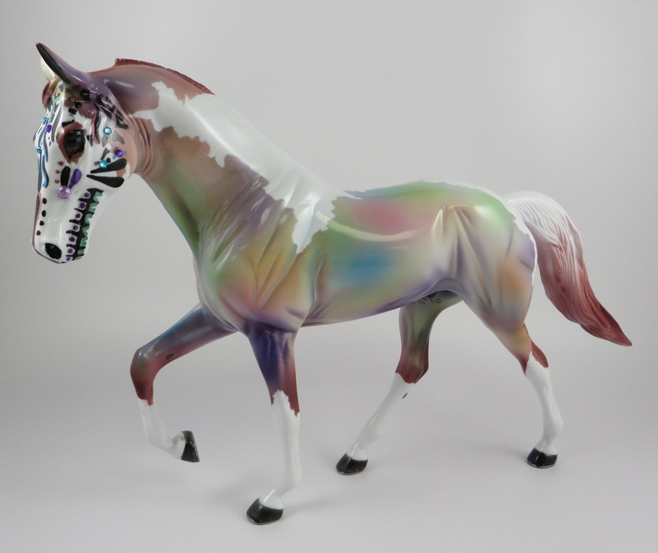 POSADA - OOAK SUGAR SKULL TWH MODEL HORSE BY DAWN QUICK 9/13/19