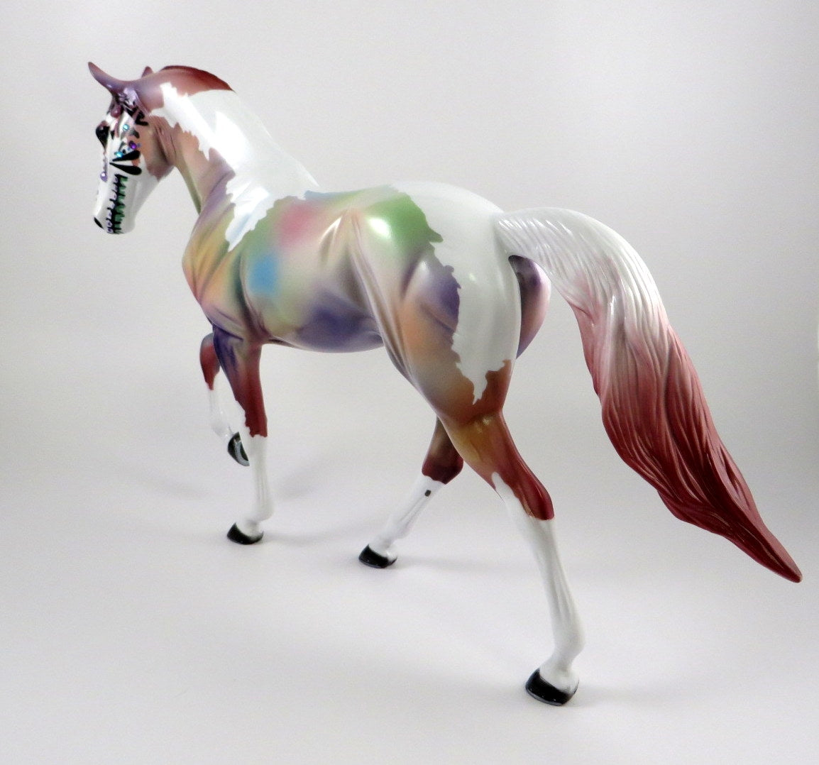 POSADA - OOAK SUGAR SKULL TWH MODEL HORSE BY DAWN QUICK 9/13/19