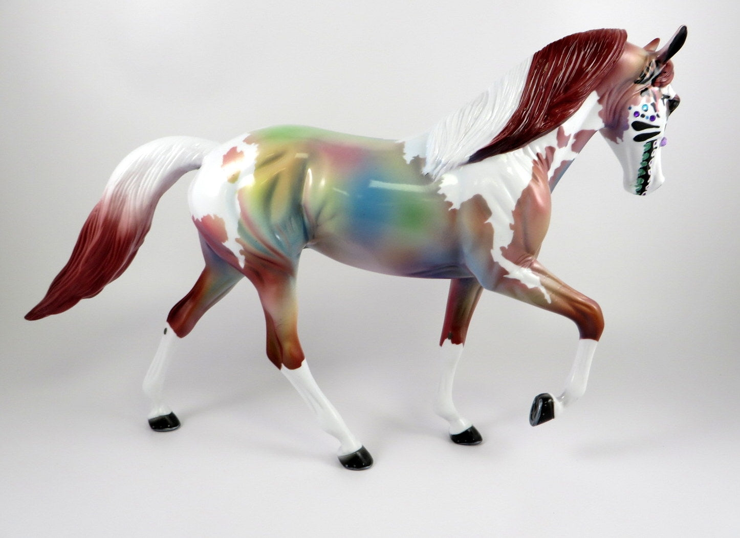 POSADA - OOAK SUGAR SKULL TWH MODEL HORSE BY DAWN QUICK 9/13/19