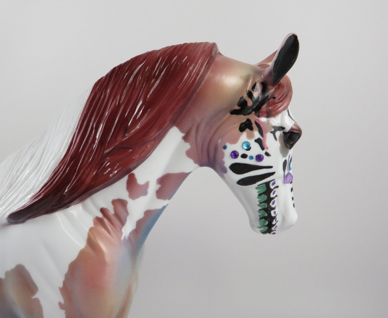 POSADA - OOAK SUGAR SKULL TWH MODEL HORSE BY DAWN QUICK 9/13/19