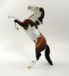 CRIPPLE CREEK-OOAK BAY PINTO REARING PEBBLE MODEL HORSE 5/10/19