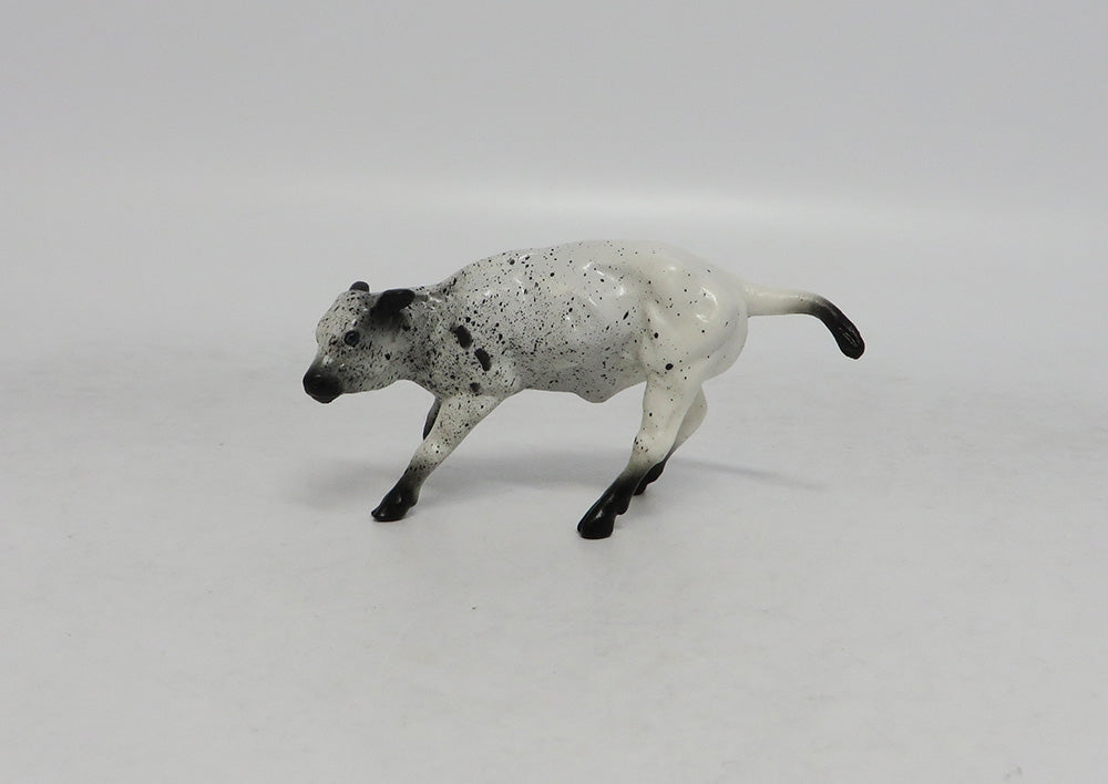 BAT GIRL AND ROBIN- OOAK BLUE ROAN CUTTER AND CALF CHIP BY AUDREY DIXON LHS 2018