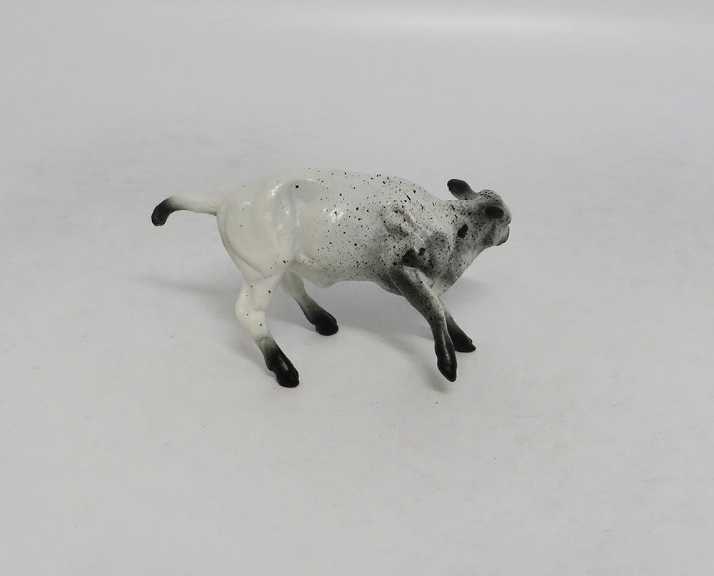 BAT GIRL AND ROBIN- OOAK BLUE ROAN CUTTER AND CALF CHIP BY AUDREY DIXON LHS 2018