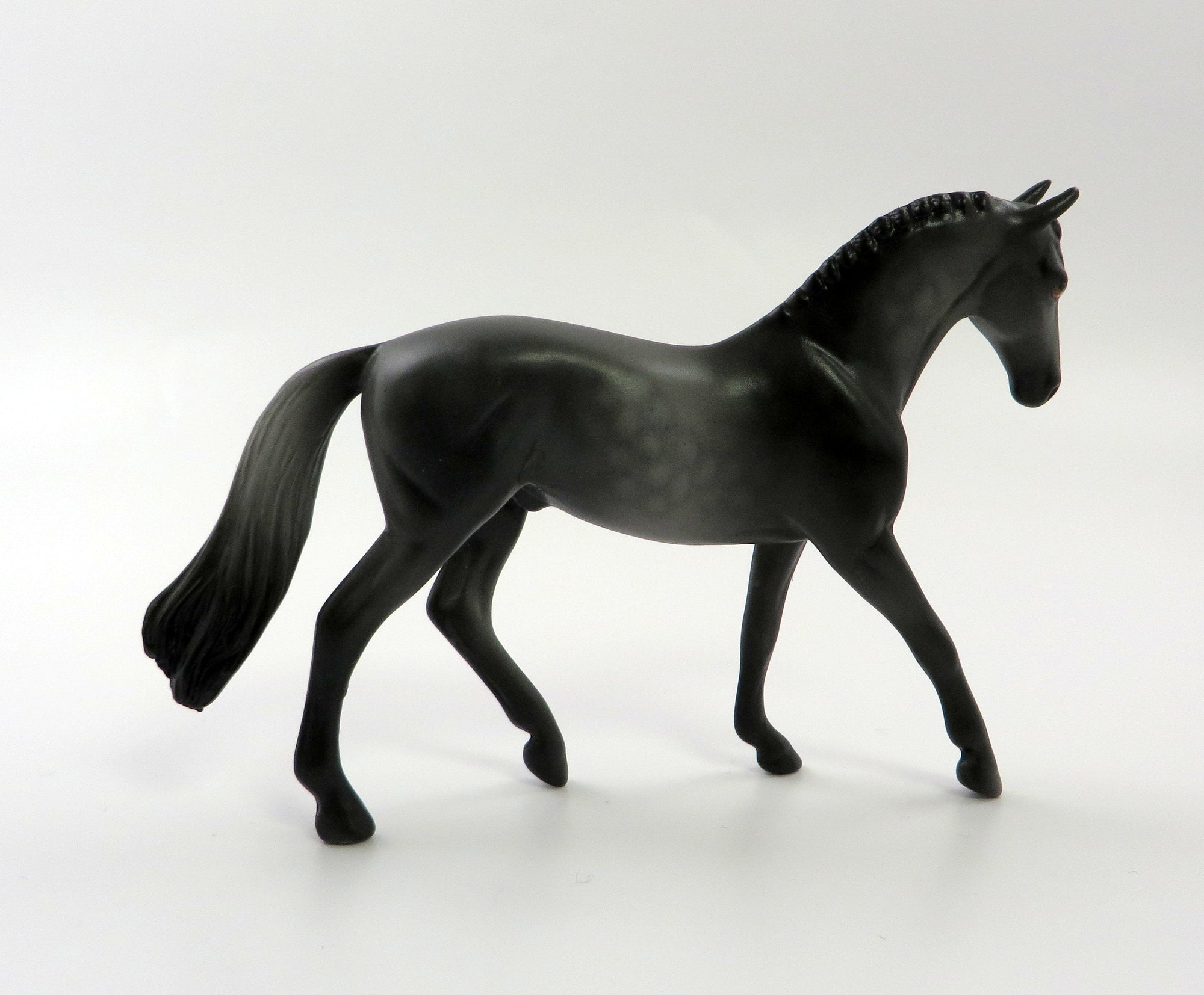 JOURNEY-OOAK DAPPLE GREY WARMBLOOD CHIP MODEL HORSE 5/10/19