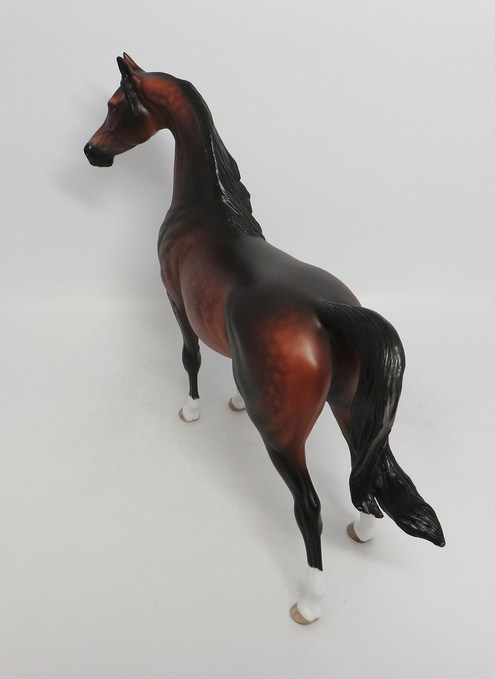 DREAM TEAM-OOAK DAPPLE BAY ARABIAN MODEL HORSE 8/24/18