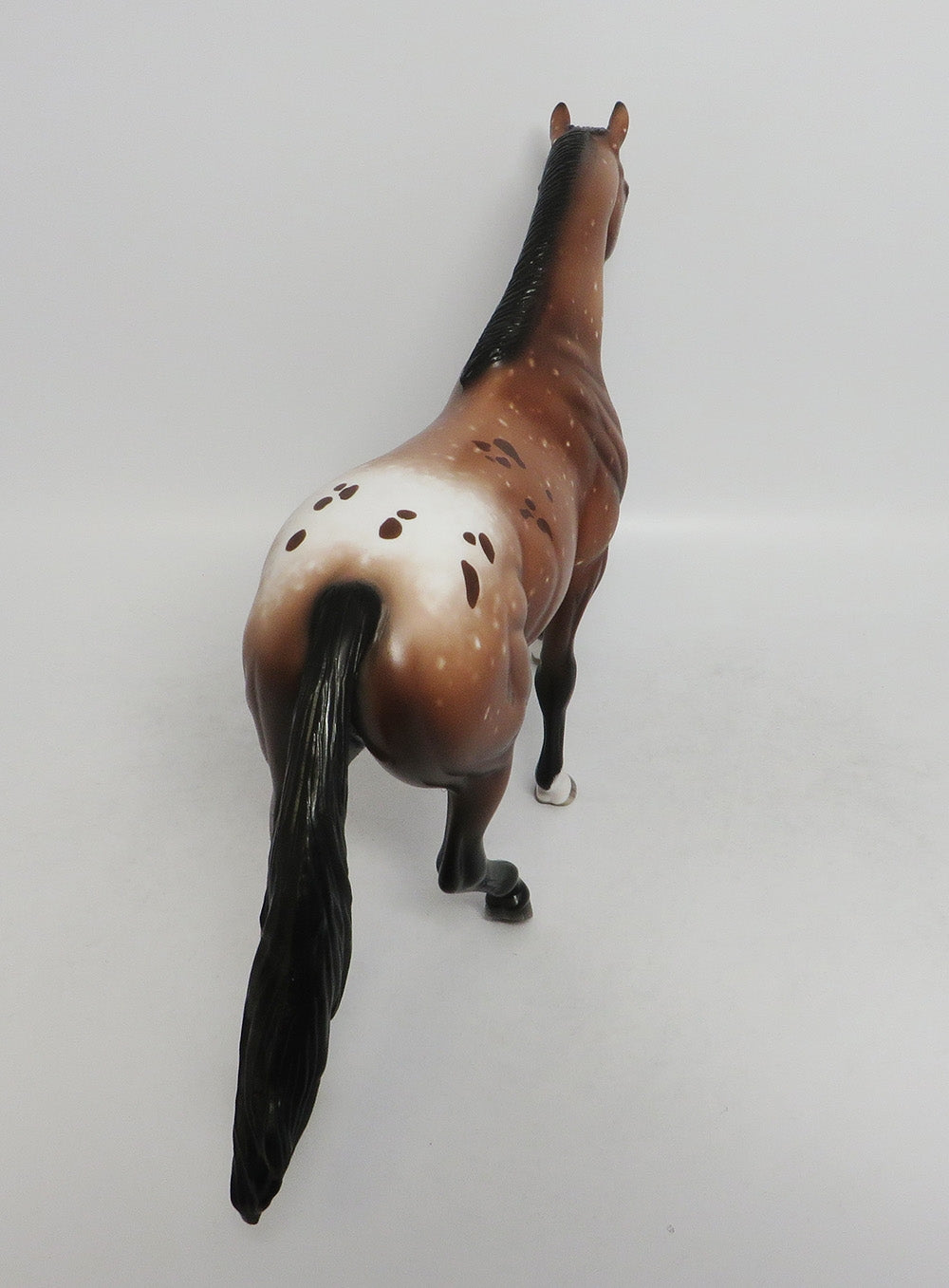 DOUBLE TROUBLE-OOAK BAY SNOWFLAKE APPALOOSA PONY MODEL HORSE 8/24/18