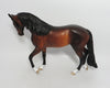 HANKY PANKY-OOAK DAPPLE BAY THOROUGHBRED MODEL HORSE 8/24/18