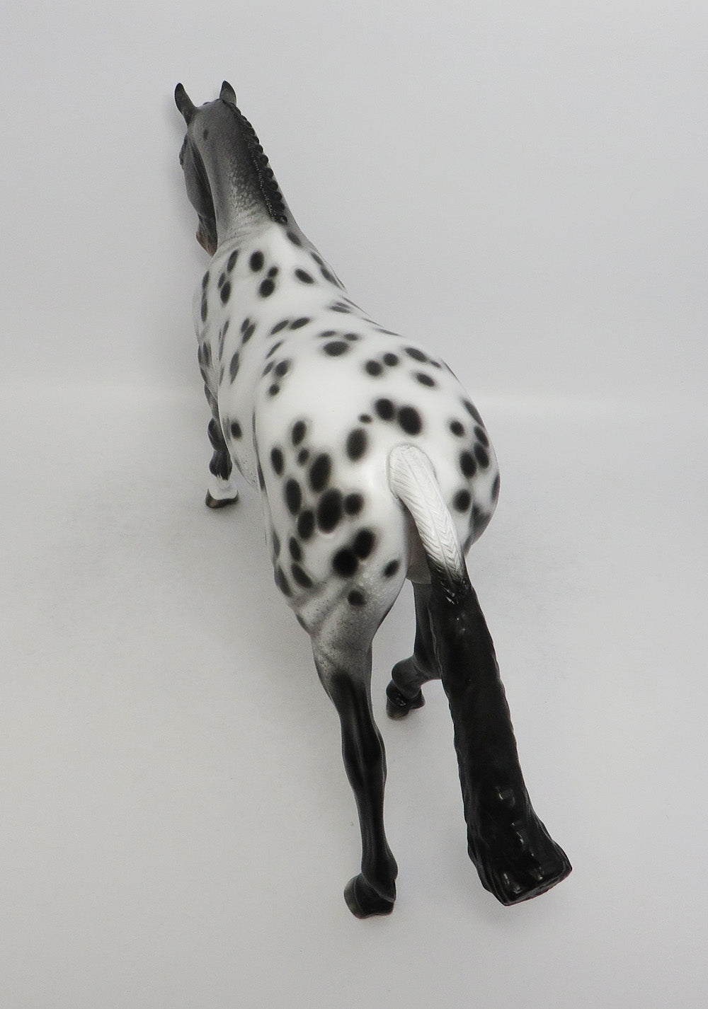BLUE CLUES-OOAK APPALOOSA IRISH DRAFT MODEL HORSE 8/24/18