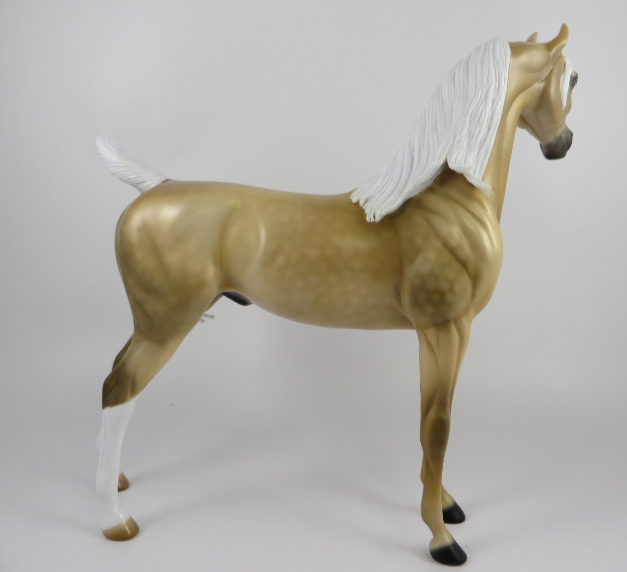 KAMNIK - OOAK DAPPLE PALOMINO CM ARABIAN MODE HORSE BY AUDREY DIXON 9/18/19