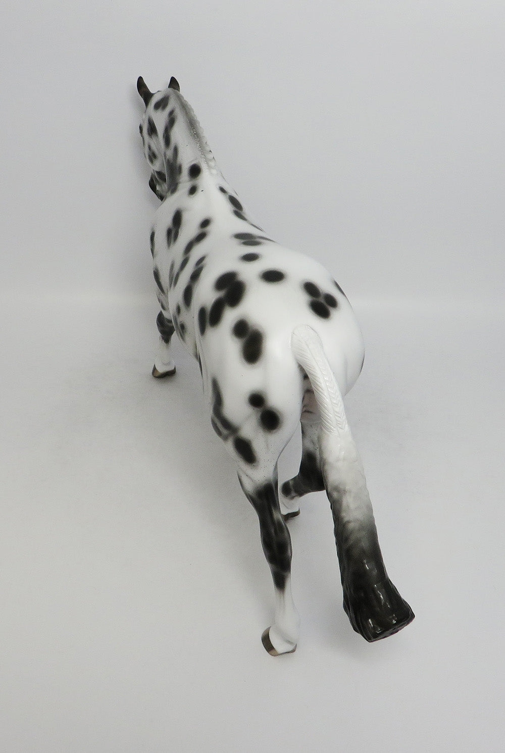 MUMBO JUMBO-OOAK LOUD APPALOOSA IRISH DRAFT MODEL HORSE 8/24/18