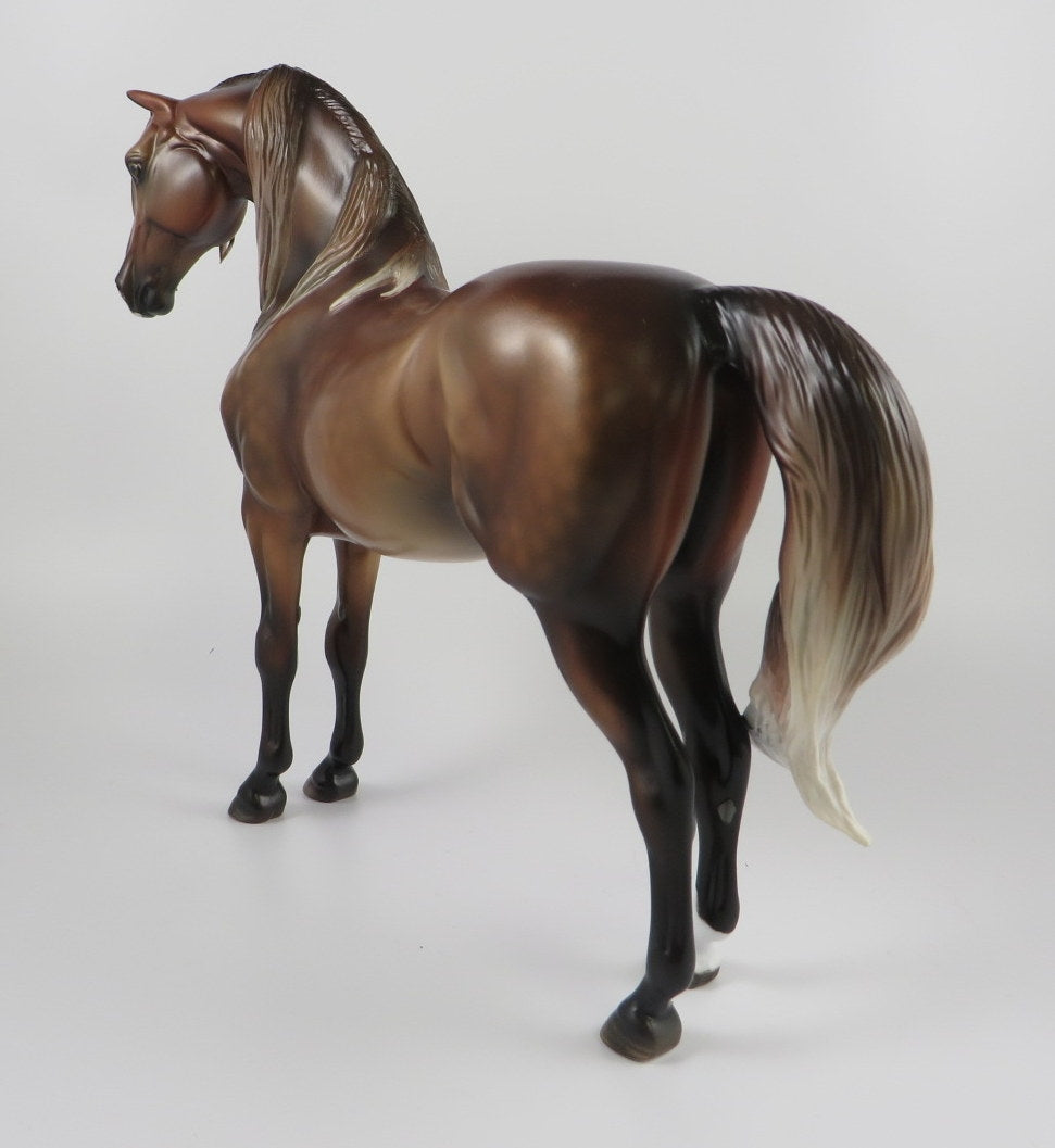 COSO -OOAK DAPPLE SILVER BAY MORGAN MODEL HORSE BY MISSY FOX 9/18/19