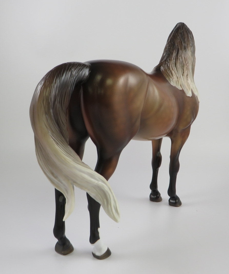 COSO -OOAK DAPPLE SILVER BAY MORGAN MODEL HORSE BY MISSY FOX 9/18/19