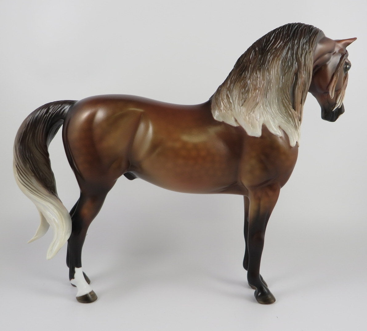 COSO -OOAK DAPPLE SILVER BAY MORGAN MODEL HORSE BY MISSY FOX 9/18/19