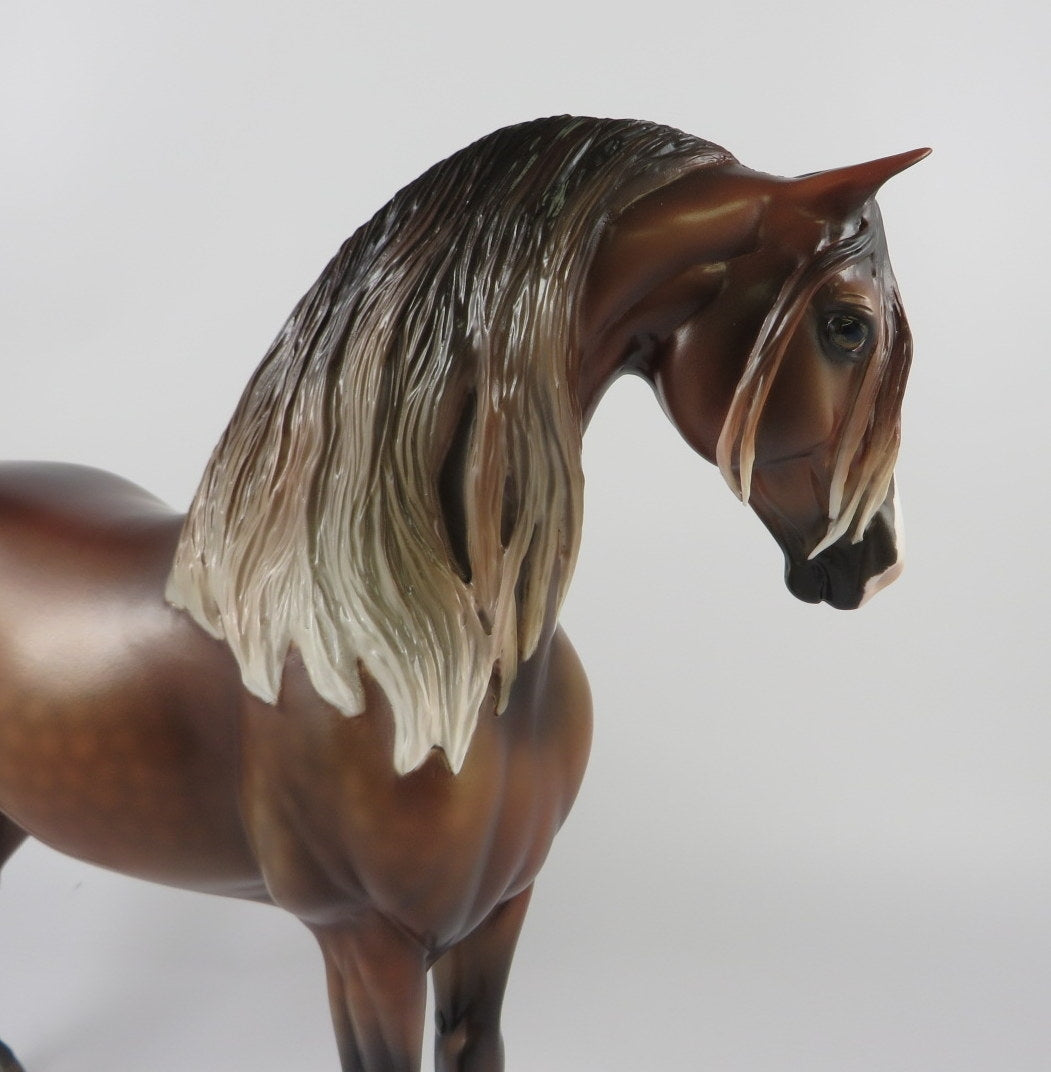 COSO -OOAK DAPPLE SILVER BAY MORGAN MODEL HORSE BY MISSY FOX 9/18/19