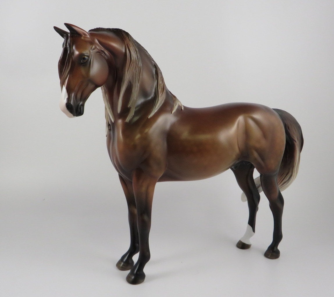 COSO -OOAK DAPPLE SILVER BAY MORGAN MODEL HORSE BY MISSY FOX 9/18/19