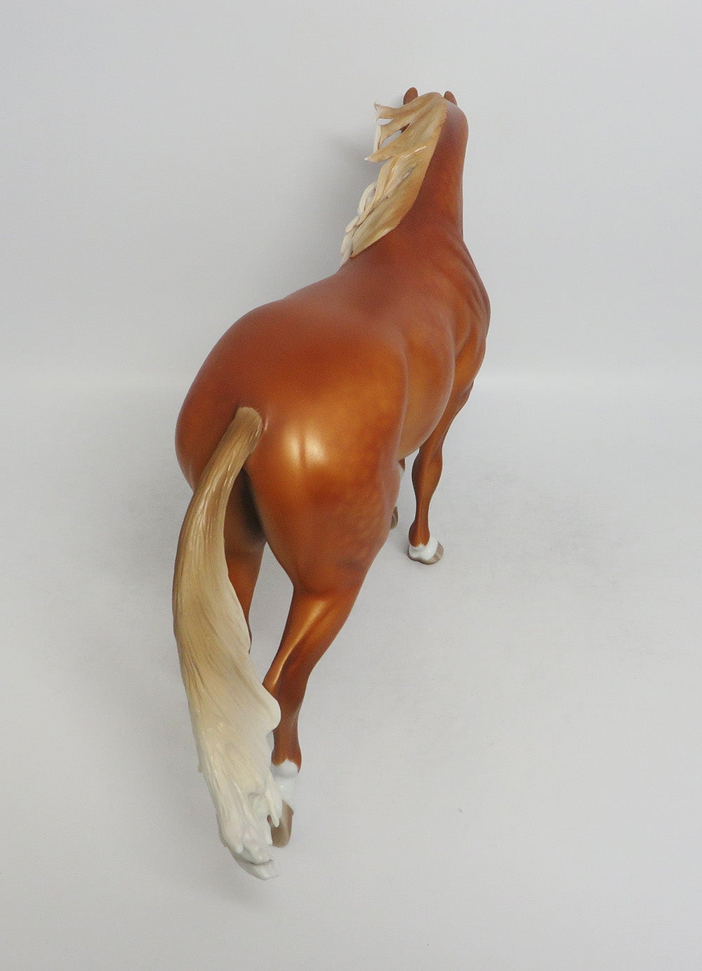 PRIME TIME-OOAK DAPPLE CHESTNUT THOROUGHBRED MODEL HORSE 8/24/18