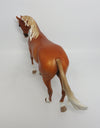 PRIME TIME-OOAK DAPPLE CHESTNUT THOROUGHBRED MODEL HORSE 8/24/18
