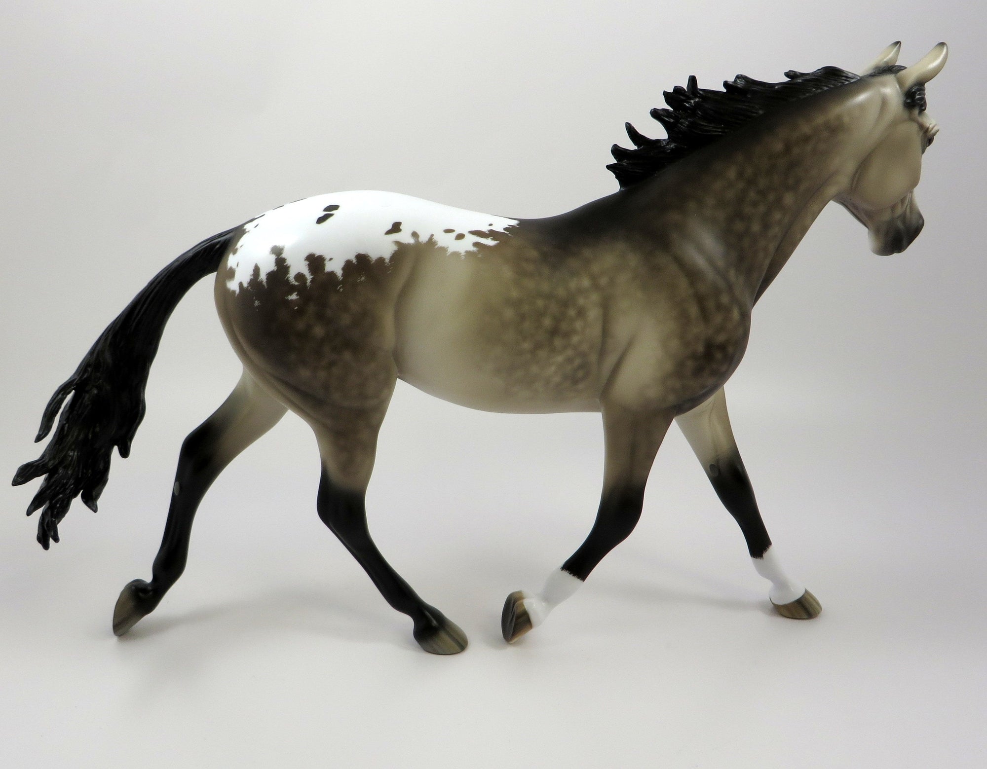 HOLY SMOKES-OOAK BUCKSKIN APPALOOSA PALOUSE BY SHERYL LEISURE 5/13/19