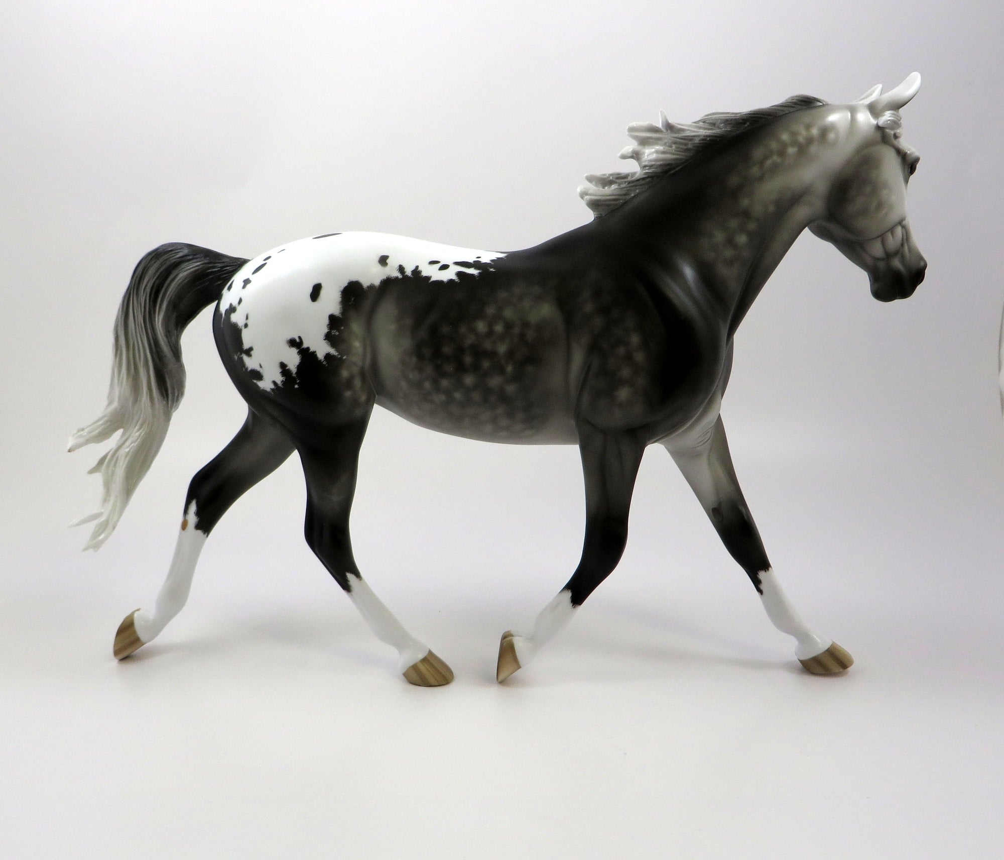 ZOWIE-OOAK DAPPLE GREY APPALOOSA PALOUSE BY SHERYL LEISURE
