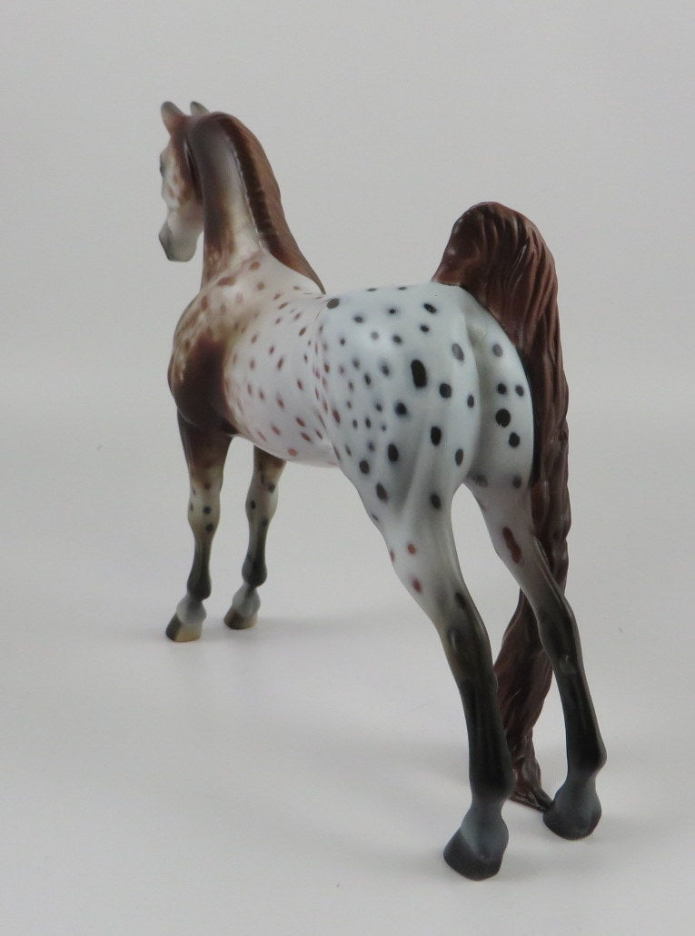 CINNAMON DOLCE -OOAK CHESTNUT APPY ARABIAN PEBBLES BY AL KATT LHS 19