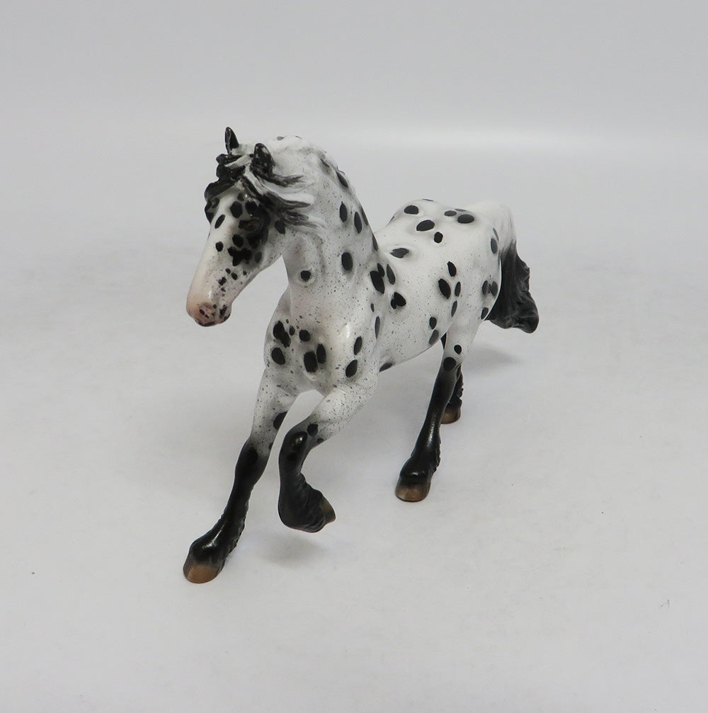 SICK TRICK-OOAK BLACK APPALOOSA FRESIAN CHIP LHS 2018