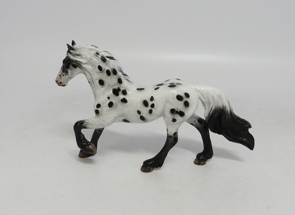 SICK TRICK-OOAK BLACK APPALOOSA FRESIAN CHIP LHS 2018