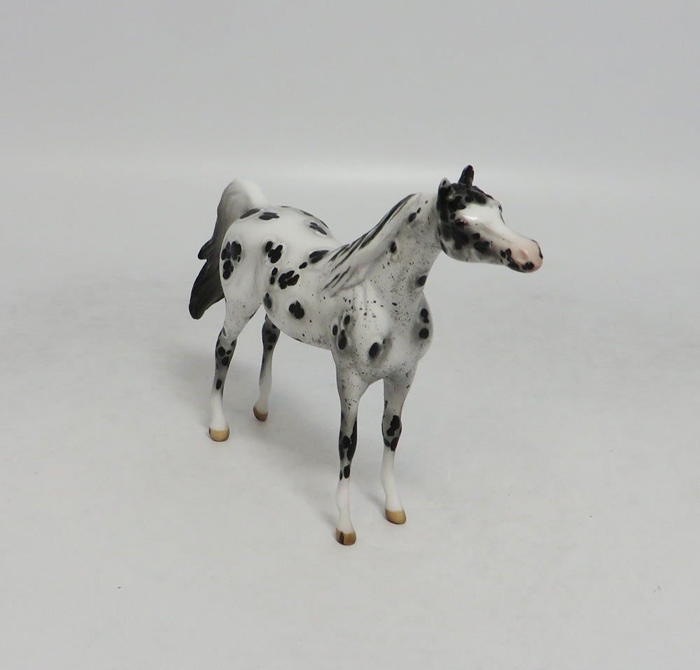 NAME GAME-OOAK APPALOOSA ARABIAN WITH CUSTOM TAIL BY SHERYL LESIURE LHS 2018