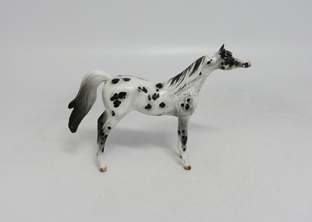 NAME GAME-OOAK APPALOOSA ARABIAN WITH CUSTOM TAIL BY SHERYL LESIURE LHS 2018