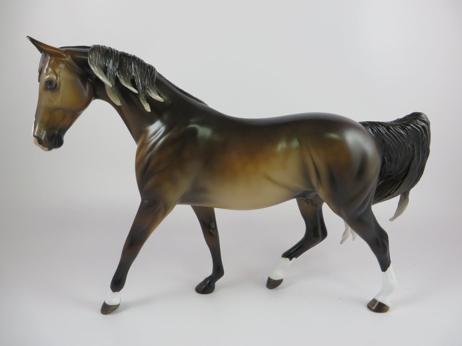 COUNTRY MILE -OOAK BROWN BAY CM PONY MODEL HORSE BY MISSY FOX 9/20/19