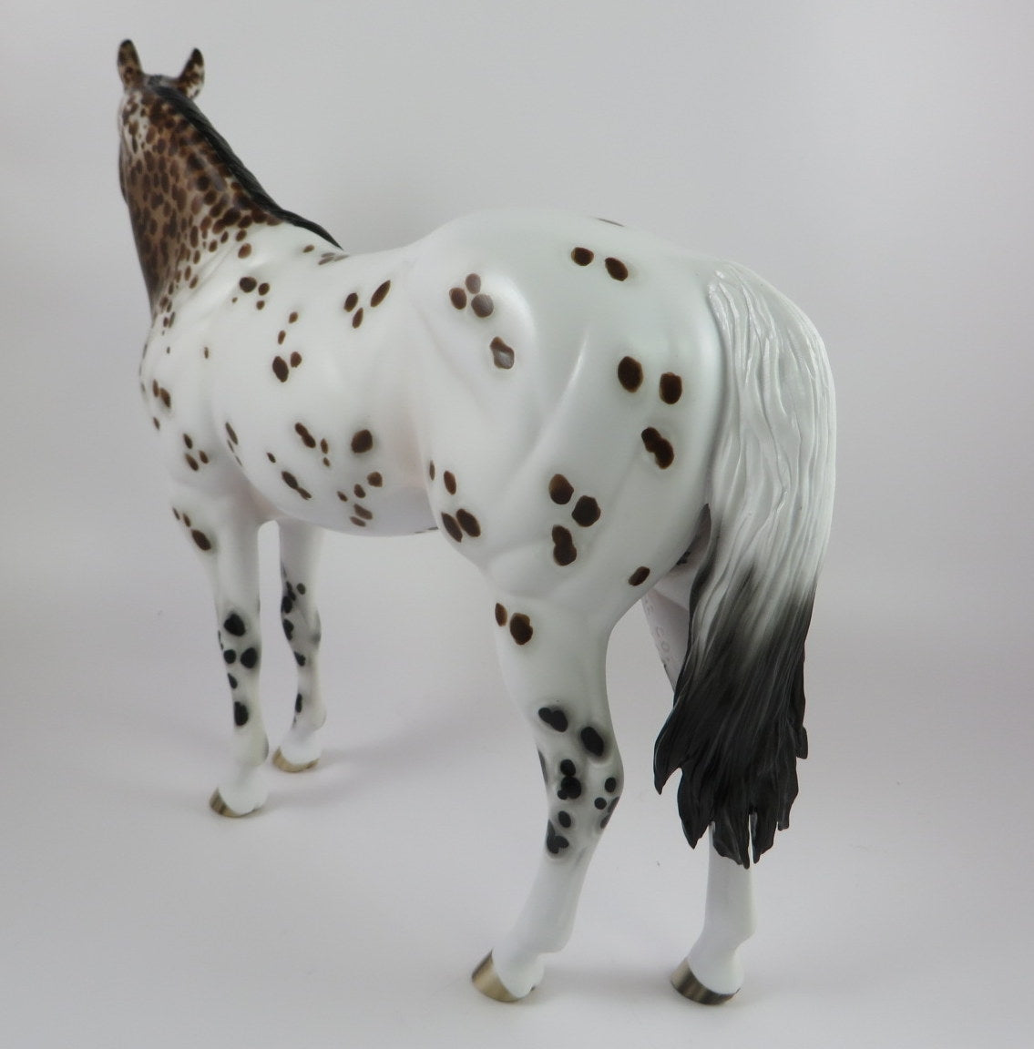 EQUINOX - OOAK BAY LEOPARD ISH MODEL HORSE BY SHERYL LEISURE 9/20/19