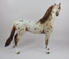 MAPLE LEAVES - OOAK CHESTNUT APPALOOSA ARABIAN MODEL HORSE BY SHERYL LEISURE 9/20/19