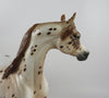 MAPLE LEAVES - OOAK CHESTNUT APPALOOSA ARABIAN MODEL HORSE BY SHERYL LEISURE 9/20/19