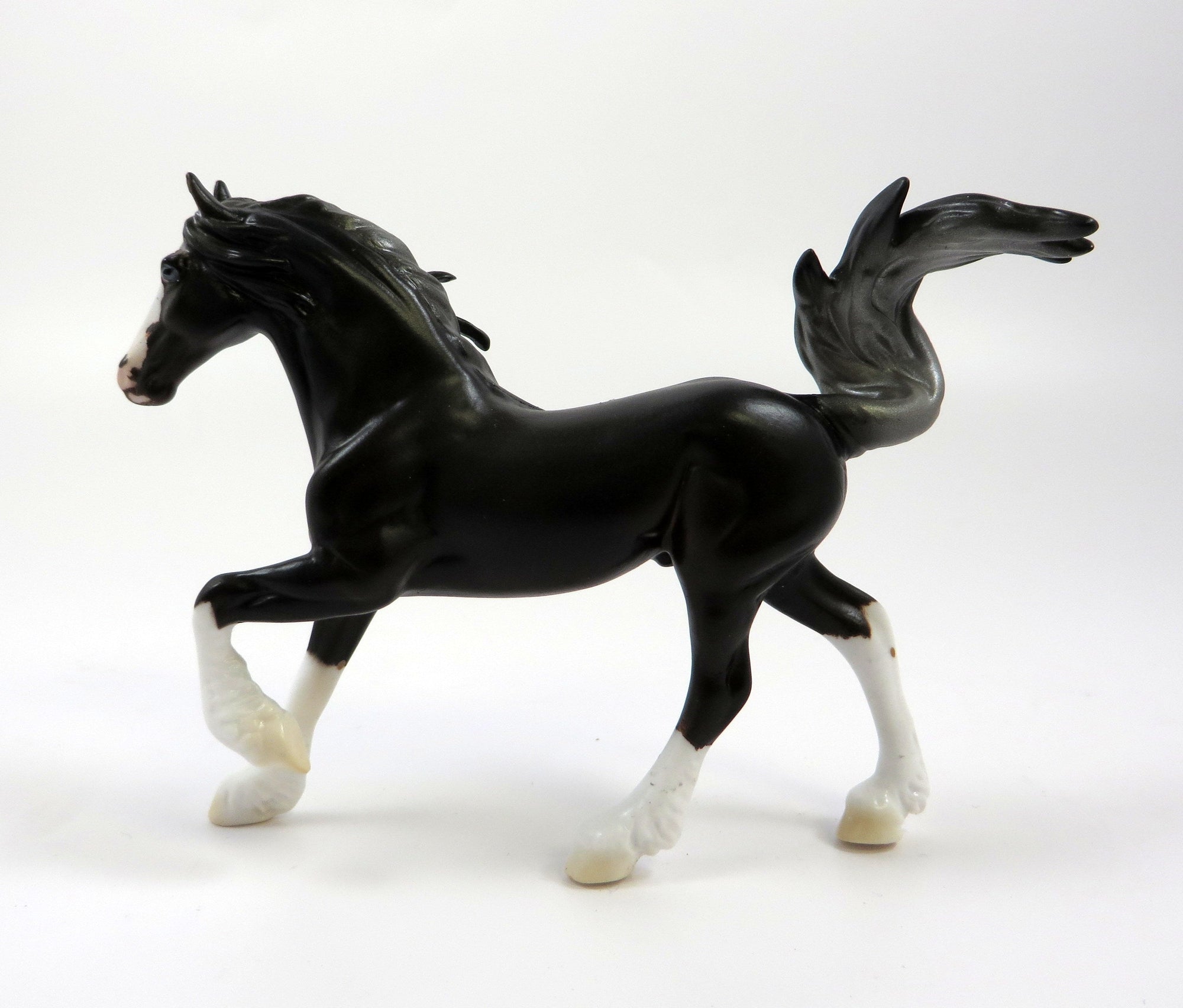 AARAV - LE-3 BLACK FRESIAN CM MANE AND TAIL CHIPS EQ19
