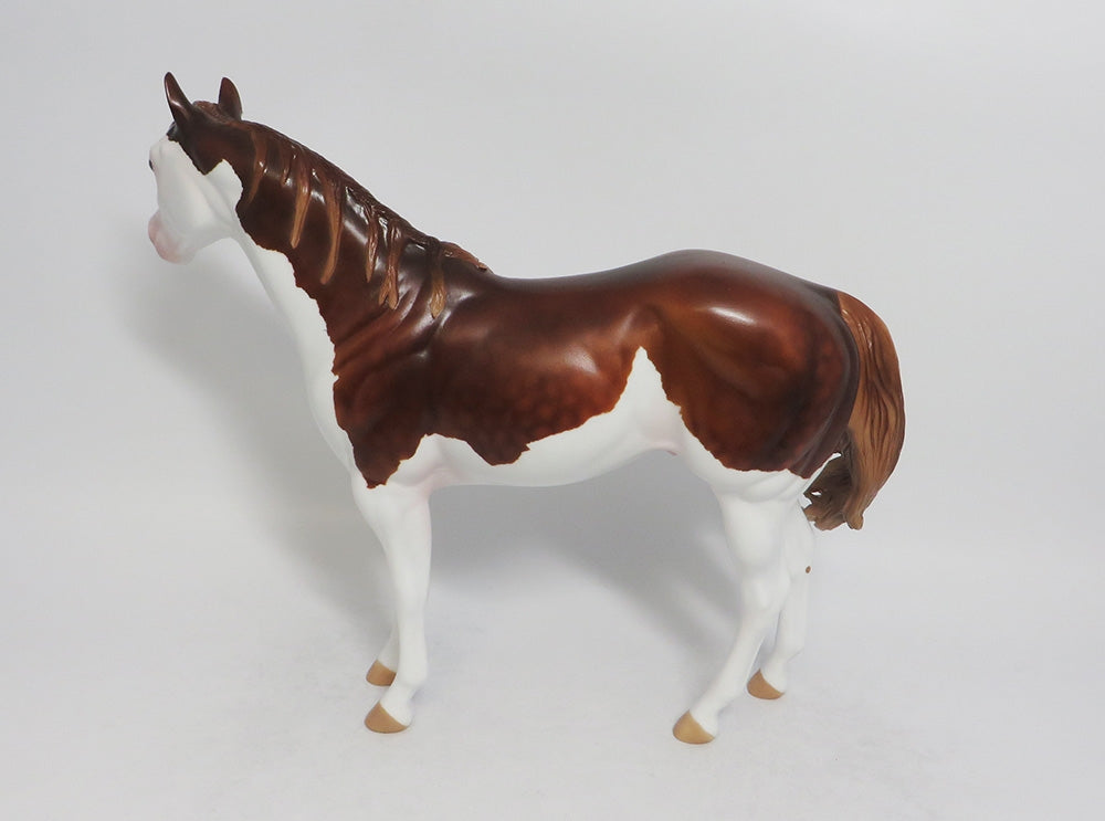 RASCAL FLATTS-OOAK DAPPLE CHESTNUT SPLASH ISH MODEL HORSE 8/31/18