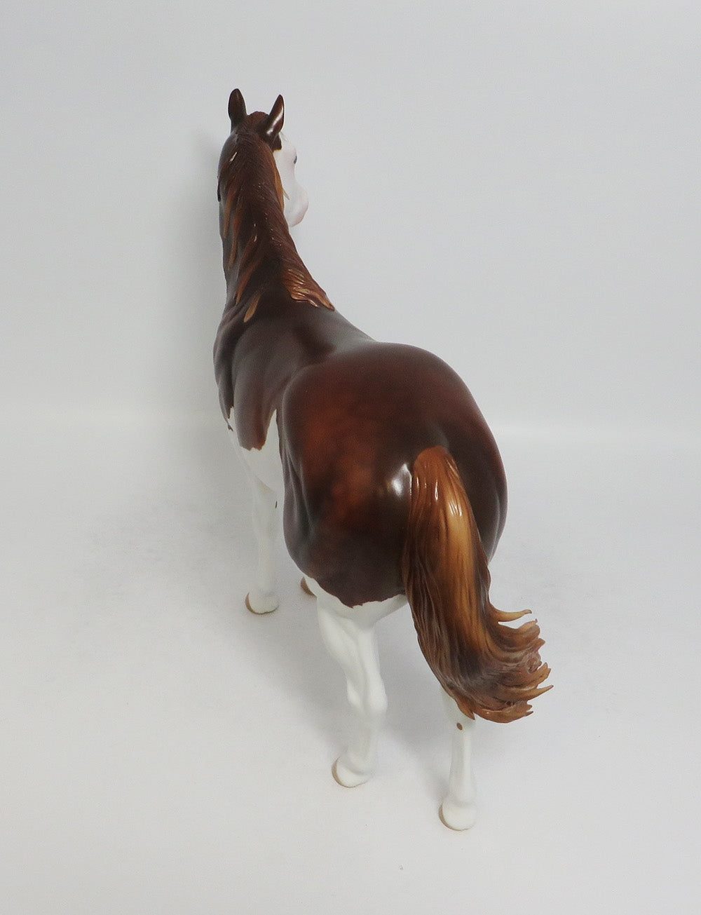 RASCAL FLATTS-OOAK DAPPLE CHESTNUT SPLASH ISH MODEL HORSE 8/31/18