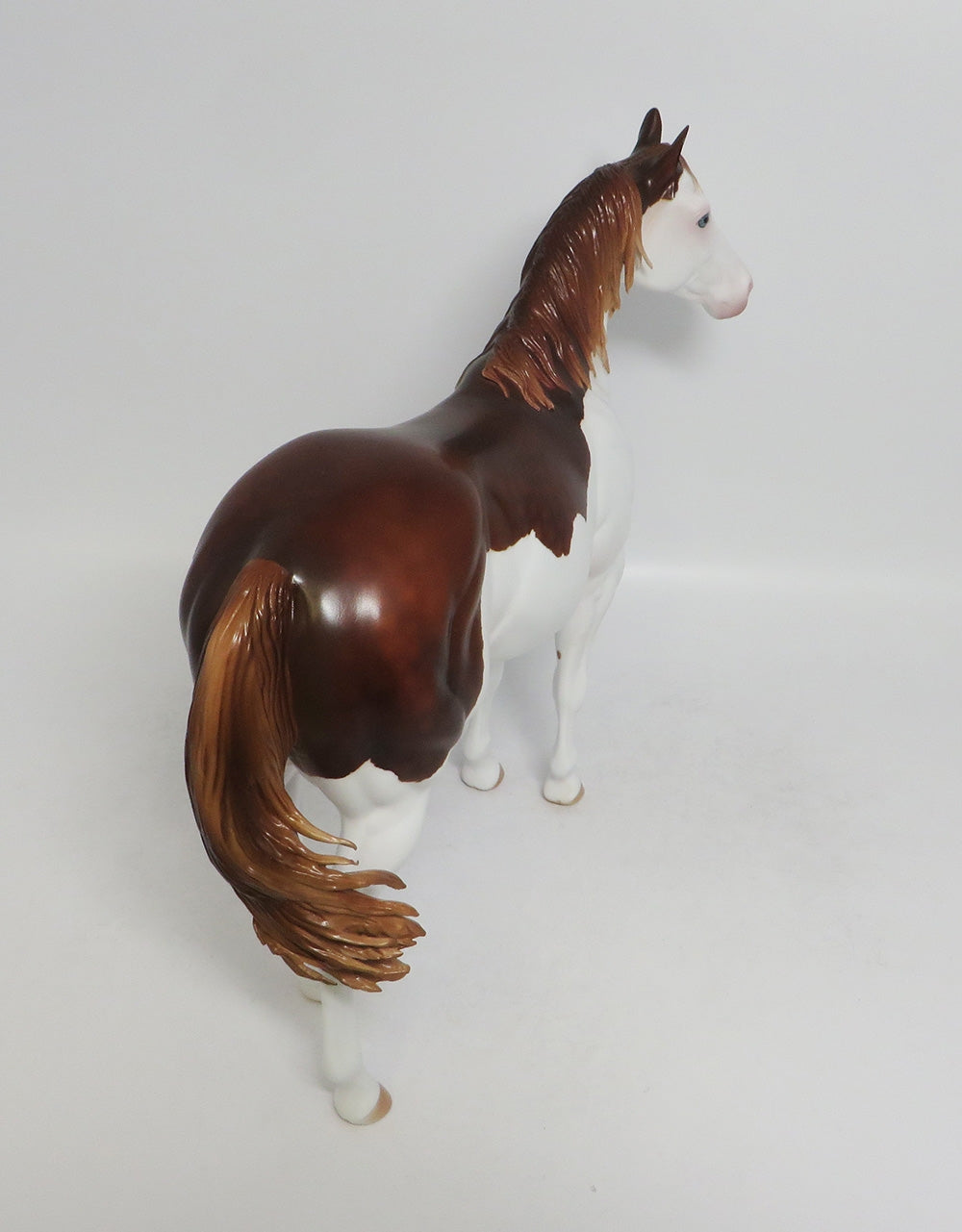 RASCAL FLATTS-OOAK DAPPLE CHESTNUT SPLASH ISH MODEL HORSE 8/31/18