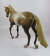 SPACE COWBOY -OOAK CHESTNUT ROAN THOROUGHBRED MODEL HORSE 9/20/19