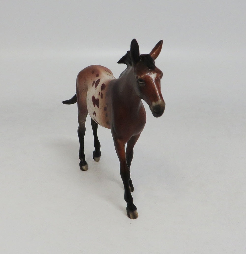 AMANDA APPALOOSA-LE-20 CM BAY APPALOOSA MULE CHIP LHS 201