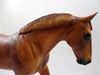 RIPPIN TIDES-OOAK DAPPLE CHESTNUT IRISH DRAFT MODEL HORSE 5/16/19