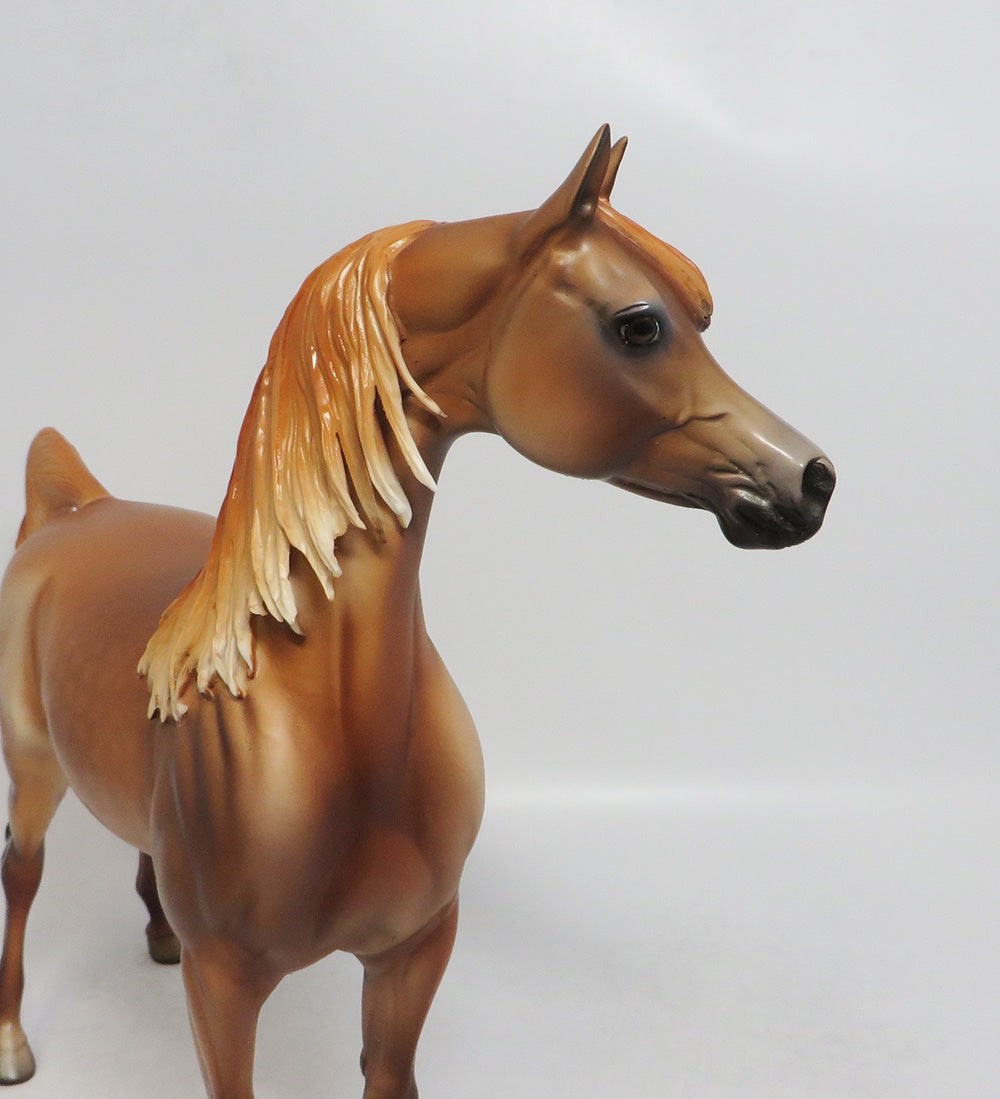 PRINCE JASMAR- OOAK DAPPLE CHESNUT ARABIAN CUSTOM MANE 8/31/2018
