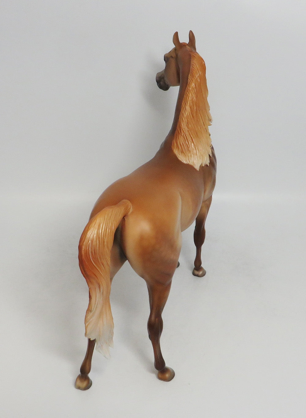 PRINCE JASMAR- OOAK DAPPLE CHESNUT ARABIAN CUSTOM MANE 8/31/2018