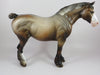 ANNIE-OOAK BAY ROAN HEAVY DRAFT MARE MODEL HORSE LHS 19