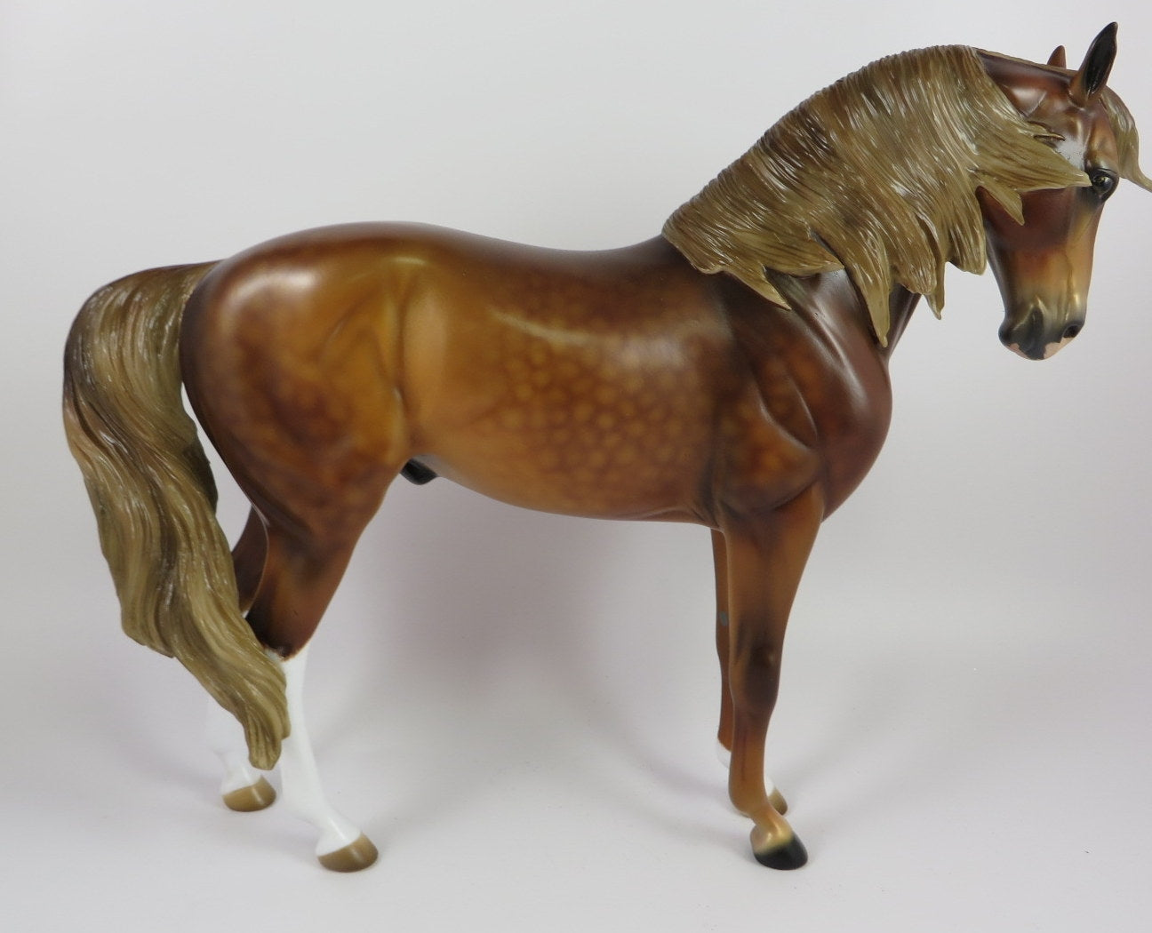 THE GREAT BLONDIN-OOAK DAPPLE CHESTNUT ANDALUSIAN LHS 19